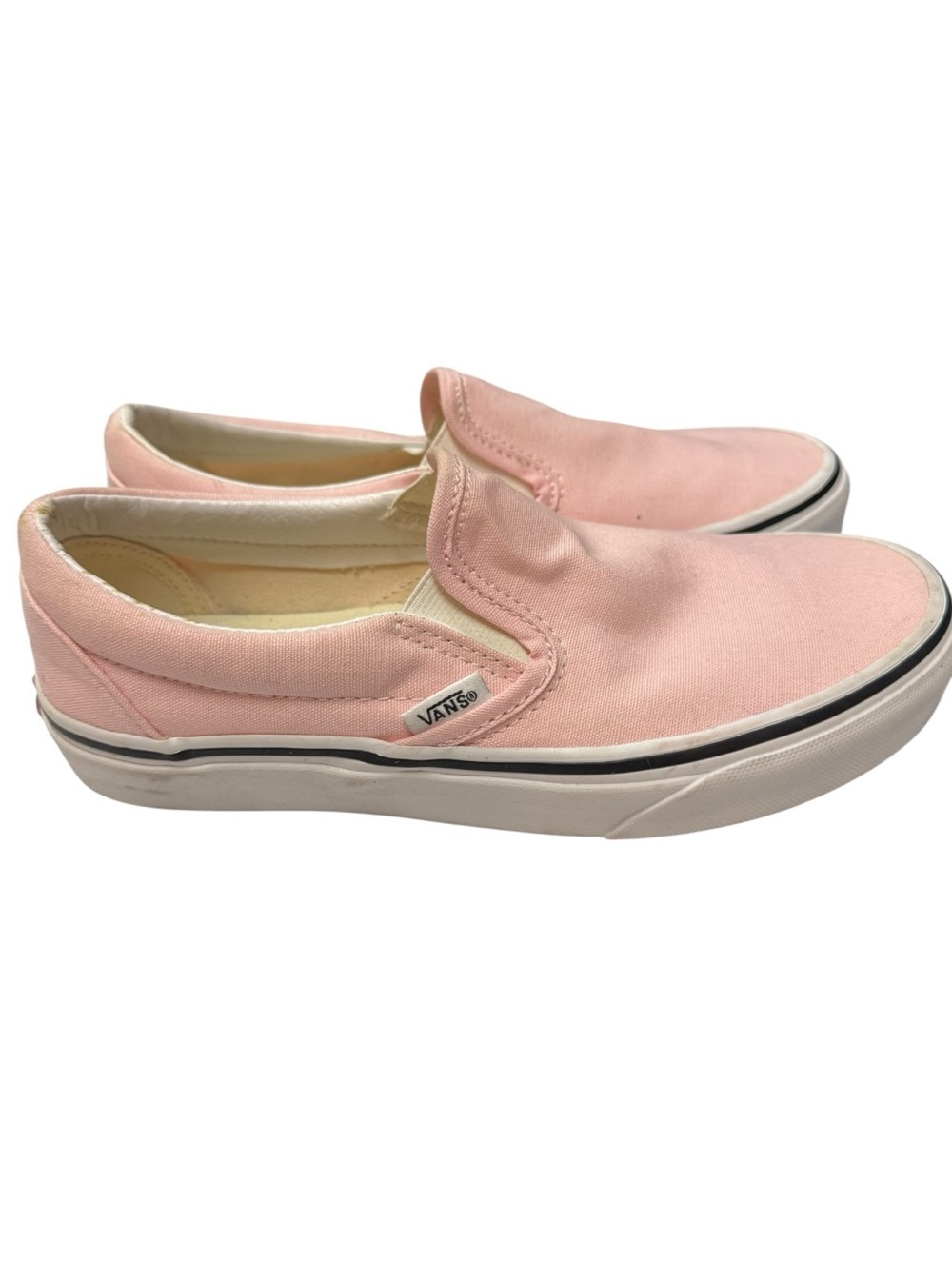 NIB Vans Classic Slip-On Canvas Shoes - Pink size 6